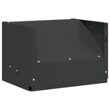 Bullet Trap Box Black 29 x 22 x 20 cm Steel 42013598