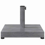 Outdoor Umbrella Base Dark grey wood look 45 x 45 x 31.5 cm 42010003