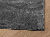 Medium Pile Soft and Washable Rug HUARTE Anthracite 80 x 750 cm 42022484