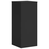 Plant Stands 2 pcs Black 30x30x70 cm Engineered wood 852925
