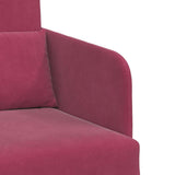 Sofa Bed Wine Red 65 x 80 x 83 cm Velvet 4106651