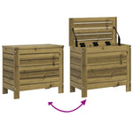 ZNTS 10 Piece Garden Sofa Set Impregnated Wood Pine 3250655