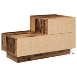 Bedside Cabinet Old Wood 70 x 36 x 40.5 cm Engineered Wood 863063