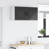 Wall Cabinet PORTO Black 80 x 31 x 40 cm Engineered Wood 885286