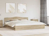 Bed Frame with Drawer Sonoma Oak 180 x 200 cm Engineer Wood 3412979