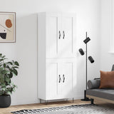 Highboard White 69.5x34x180 cm Engineered Wood 3199713