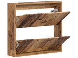 Wall-Mounted Shoe Cabinet DELFT 71 x 17 x 86 cm Engineered Wood 897083
