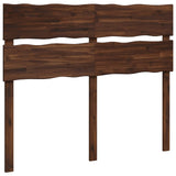 Live Edge Headboard ROSTOCK Dark Brown 120 cm Solid Acacia Wood 903296