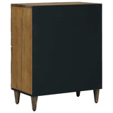 Sideboard with Storage Brown 60 x 33.5 x 75 cm Solid Mango Wood 4018358