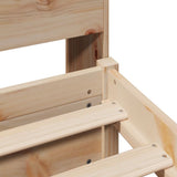 Bookcase Bed without Mattress 100x200cm Solid Wood Pine 3322453