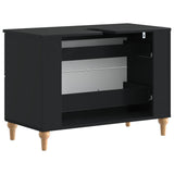 Bathroom Sink Cabinet ALKMAAR Black 82 x 41x 59 cm 896136