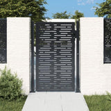 Garden Gate Anthracite 100x150 cm Steel Square Design 153193