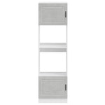 Oven Cabinets 2 pcs Porto Concrete Grey Engineered Wood 3315055