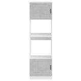 Oven Cabinets 2 pcs Porto Concrete Grey Engineered Wood 3315055