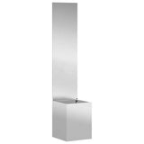Garden Privacy Screen Silver 32 x 150 cm Galvanised steel 876376