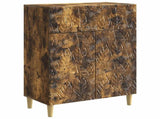 Sideboard Smoked Oak 66 x 34.5 x 90 cm Engineered Wood 895100