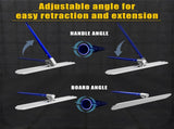 Bull Float Concrete Tools,488 Magnesium Aluminum Alloy Concrete Float with 4 Combinable 05691202