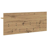 Wall-Mounted Coat Rack with Shelf Artisan Oak 100 x 40 x 12 cm 874450