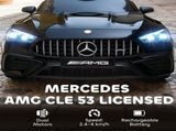 Licensed Mercedes AMG Kids Electric Car, 12V Ride On Car with Dual Motors, Remote Control for 3-6 T3398P422447