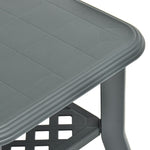 Coffee Table Green 90x60x46 cm Plastic 48794