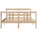 Bed Frame with Headboard without Mattress 120x200 cm 3306708