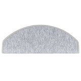 Carpet Stair Treads 15 pcs Light Grey 65x24x4 cm 133887