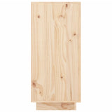 Sideboard 111x34x75 cm Solid Wood Pine 813804