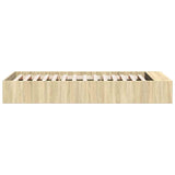Bed Frame without Mattress Sonoma Oak 90x200 cm 3280610