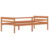 Bed Frame Honey Brown Solid pine Single Tough Bed Frame 322053
