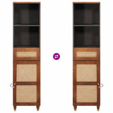 Sideboard with Drawer Brown 38 x 33.5 x 160 cm Solid Mango Wood 4018902