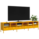 TV Cabinet Mustard Yellow 202x39x43.5 cm Cold-rolled Steel 3307158