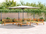 5 Piece Garden Pallet Sofa Set Solid Wood Acacia 3209430