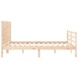 Bed Frame without Mattress 160x200 cm Solid Wood 3194646