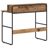 Desk with Storage Oak Wood 100 x 50 x 91 cm 8008030