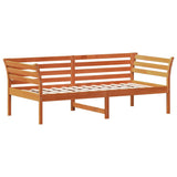 Day Bed without Mattress Wax Brown 90x190 cm Single Solid Wood Pine 842881