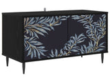 TV Cabinet DOKKUM 69 x 33 x 50.5 cm Black Oak Engineered Wood 8007017