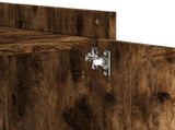 Bedside Cabinet Smoked Oak 45x50x50 cm Engineered Wood 848301