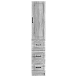 Cabinet Set 2 pcs Grey Sonoma 33 x 34.5 x 87 cm Engineered Wood 3416976