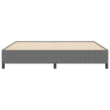 Box Spring Bed Light Grey 200 x 200 cm Velvet 42006987