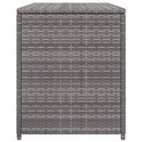 Garden Storage Box Grey 120x50x60 cm Poly Rattan 46460