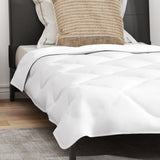 ZNTS Summer Duvet Other with Pillow 2 pcs White 155 x 200 cm Microfibre 3376472