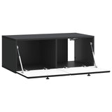 Wall-Mounted TV Cabinet 78.5 x 41 x 30 cm Black Engineered Wood 899196