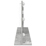 Vanity Mirror Rectangular Concrete Grey 100 x 45 x 18 cm 868328