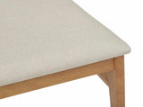 Dining Chair 2 pcs Natural and Light Solid Rubber Wood 42020494