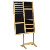 Mirror Jewellery Cabinet with LED Lights Free Standing 353264