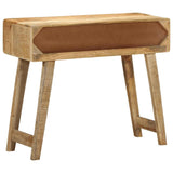 Console Table 90x32x75 cm Solid Wood Rough Mango 4104519