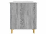 Desk with Shelf Grey Sonoma 142.5 x 50 x 75 cm Engineered Wood 3414600