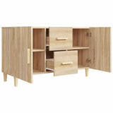 Sideboard Sonoma Oak 100x36x60 cm Engineered Wood 812513
