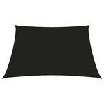 ZNTS Sunshade Sail Oxford Fabric Square 4x4 m Black 135744
