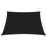 ZNTS Sunshade Sail Oxford Fabric Square 4x4 m Black 135744